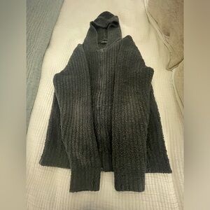 Barefoot dreams hooded zip jacket